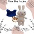 Miffy Amigurumi Crochet Pattern: 8-inch Doll with Dress (English PDF)