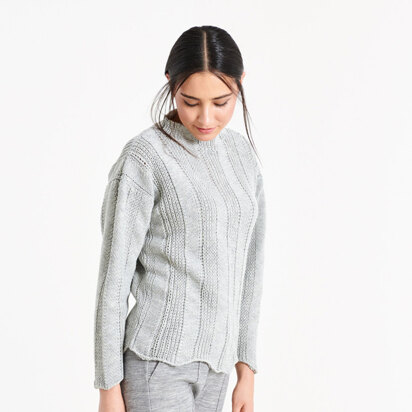 Lana Grossa 07 Pullover in Cool Wool Big PDF