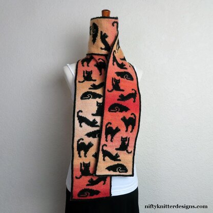 Cat Yoga Scarf
