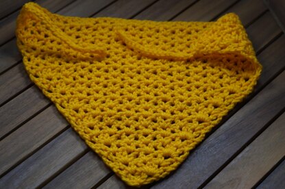 V stitch striped bandana