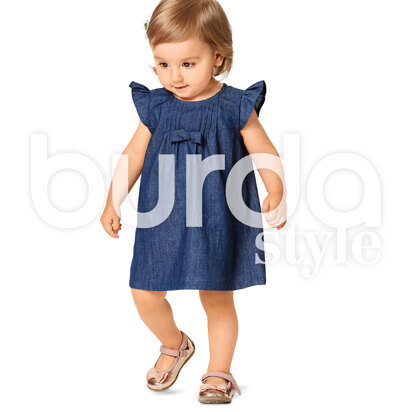 Burda Style Baby Dress, Top and Panties B9358 - Paper Pattern, Size 3M-2
