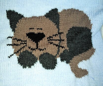 Sleeping Cat Children's Jumper