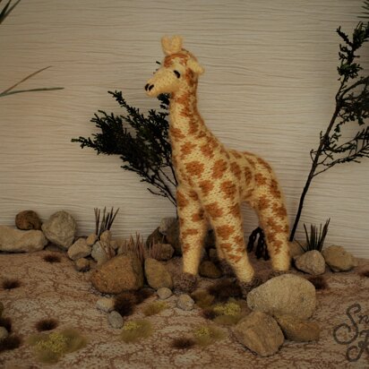 Giraffe Noah's Ark Zoo Knitting Pattern Snoo's Knits