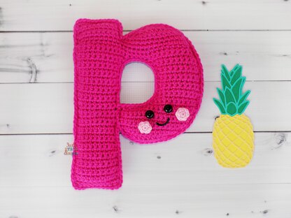 Lower Case Letter p Kawaii Cuddler®