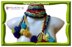 Hippie Chic Scarf Pattern With Pom Poms Rainbow Infinity