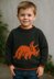 Dinosaur Sweater and Hat - Triceratops