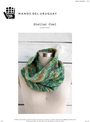 Stellar Cowl in Manos del Uruguay Clasica Wool