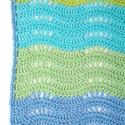 Cool Breeze Baby Ripple Blanket in Red Heart Soft Baby Steps - LW3337EN - Downloadable PDF