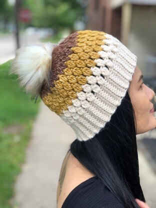 Cluster stitch hat