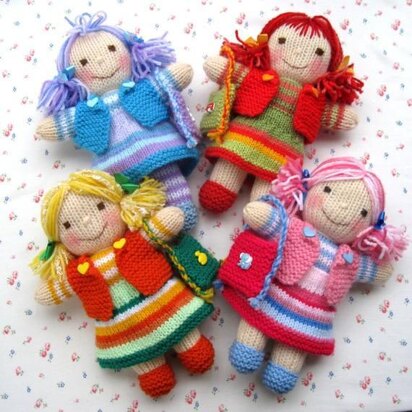 Rainbow Rascals - Knitted Dolls