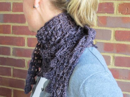 Textured Triangle Scarf