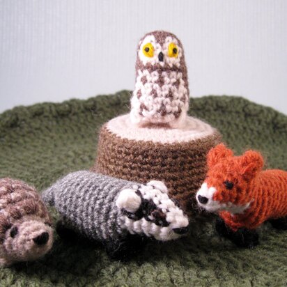 Tiny Woodland Animals Amigurumi Patterns