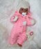 Cabled jumpsuit baby doll