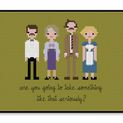 Fawlty Towers - PDF Cross Stitch Pattern