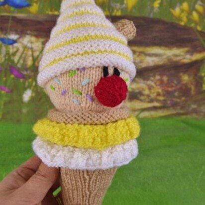 Gelato the Ice Cream - knitting pattern