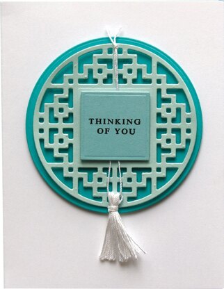 Spellbinders Shapeabilities Dies By Lene Lok - Chinese Coin Window 1.3" To 3.4"