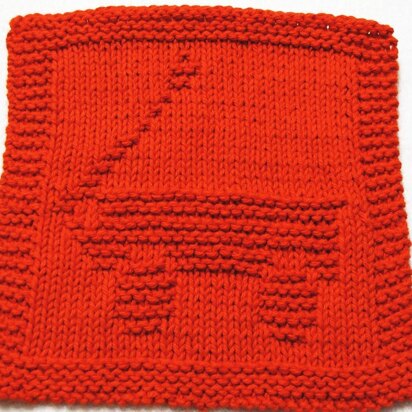 RED WAGON - knitting pattern