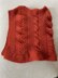 Reversible Cable and Lace Baby Blanket BJ87