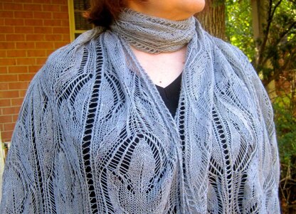 Bannockburn Beaded Lace Shawl