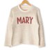 Womens knit sweater Mary - Knitting Pattern