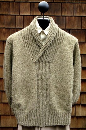 MS 133 Shawl Collar Pullover