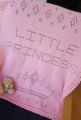 Little Princess Filet Blanket