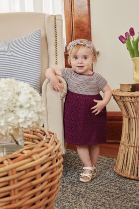 Vintage Baby Crochet Party Dress