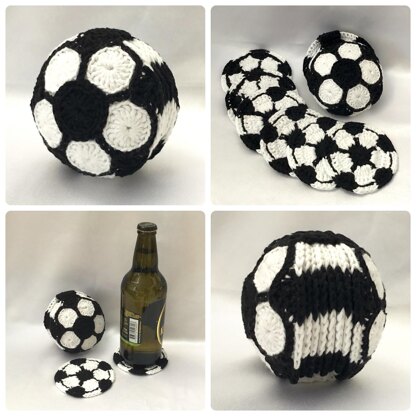 Football Coaster Set - Soccer