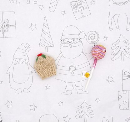 Christmas Lollipop Topper Hats