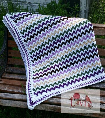 Chevron Illusion Blanket