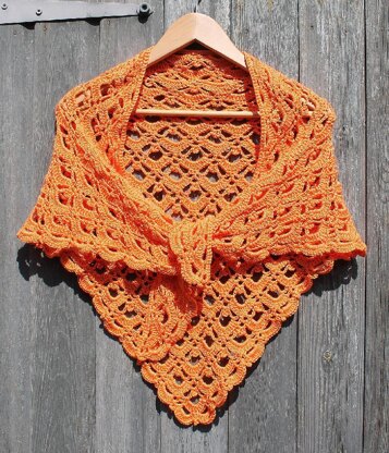 Lacy Triangular Shawl