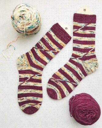 No Sew Stripped Socks