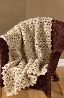 Crochet Delightful Afghan in Red Heart Light & Lofty - LW1600