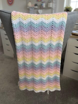 Candy Chevron Blanket