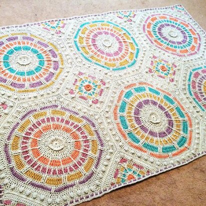 Summer Mosaic Afghan