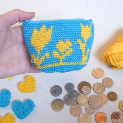 Flowery Coin Purse