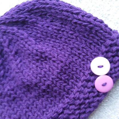 Purple Emperor Button Hat