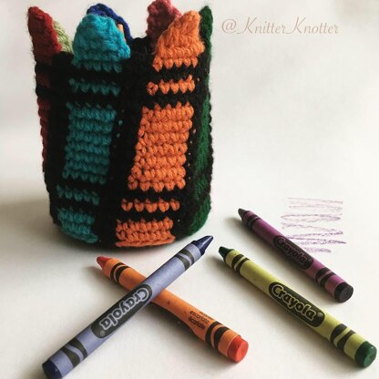 Colorful Crayon Holder