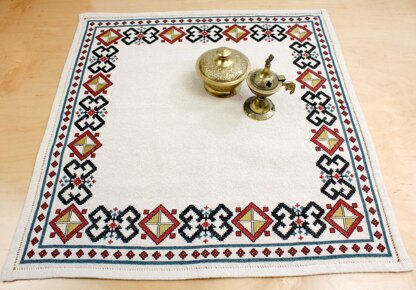 Avlea Folk Embroidery Roman Diamond Square - Downloadable PDF