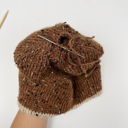 Easy Double Brim Knit Hat