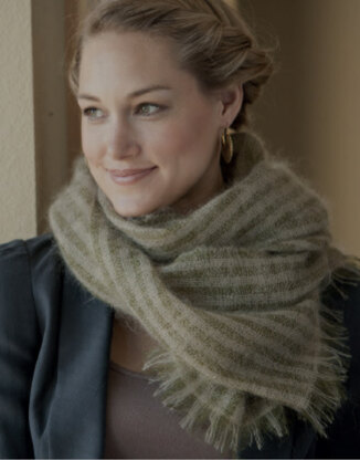 Striped Mohair Shawl