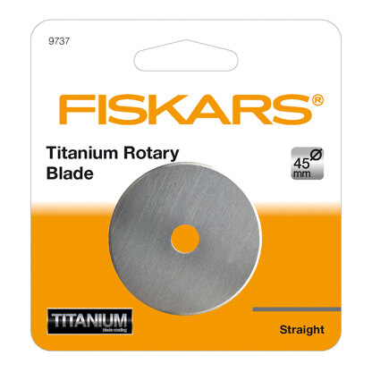Fiskars Rotary Blade - Straight Cutting - Titanium - 45mm