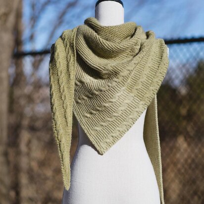 Garter & Cables Shawl