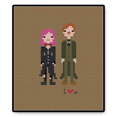 Remus and Tonks In Love - PDF Cross Stitch Pattern