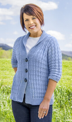 Tweed Rib Cardigan