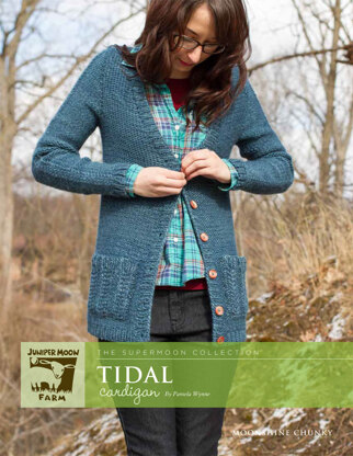 Tidal Cardigan in Juniper Moon Moonshine Chunky - J22-06 - Downloadable PDF