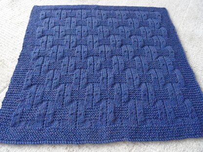 Ocean Blue baby blanket