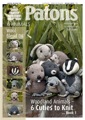 Woodland Animals Book by Patons - 3824