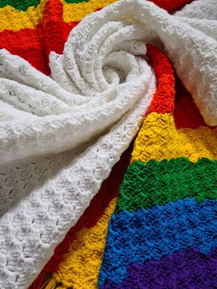 Double Rainbow Blanket