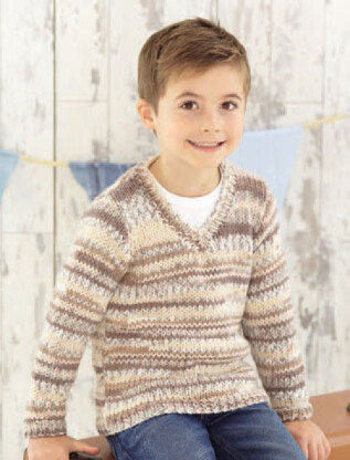 V Neck and Wrap Neck Sweaters in Sirdar Snuggly Baby Crofter Chunky - 4778 - Downloadable PDF